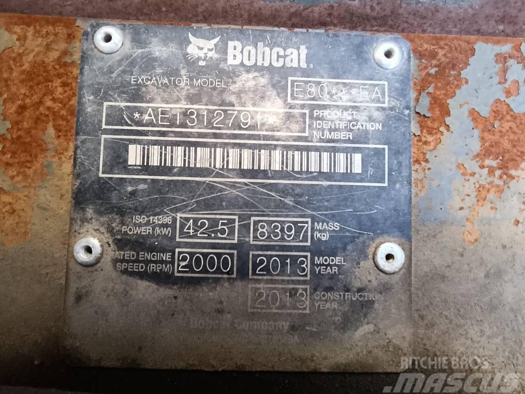 Bobcat E 80 EA Midi rýpadlá 7 t - 12 t