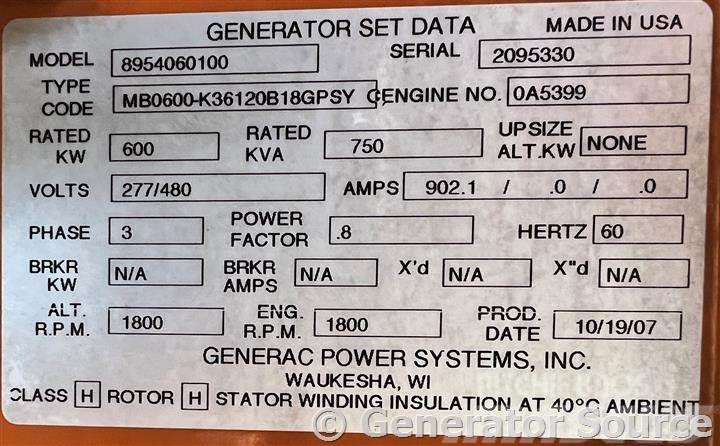 Generac 600 kW - JUST ARRIVED Ostatné generátory