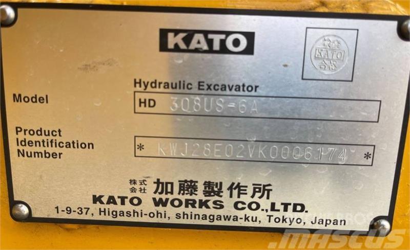 Kato HD308US-6A Mini rýpadlá < 7t