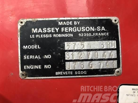  MASSEY FERGUSON-SA 575 FWD CW LOADER Iné