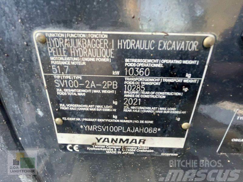 Yanmar SV 100 Pásové rýpadlá
