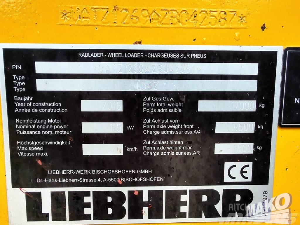 Liebherr L 542 Kolesové nakladače