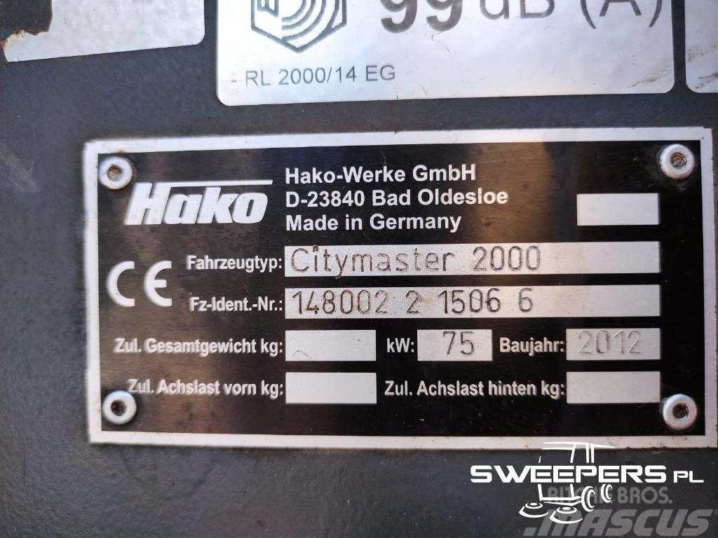 Hako Citymaster 2000 Zametacie stroje
