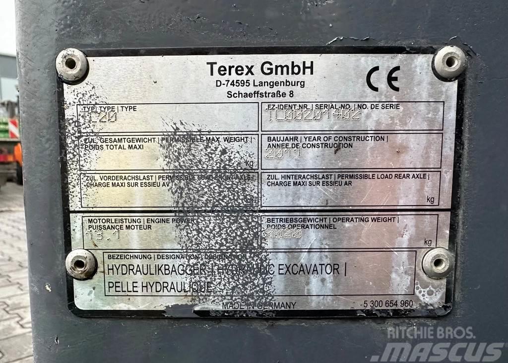 Terex TC20 Mini rýpadlá < 7t