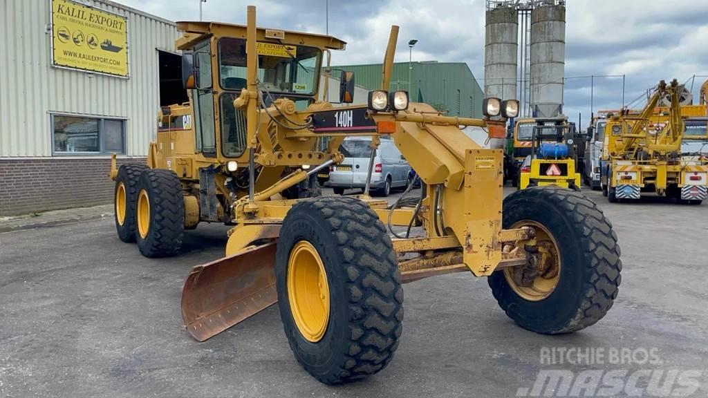 CAT 140H Motor Grader with Ripper Airco Good Condition Grejdery