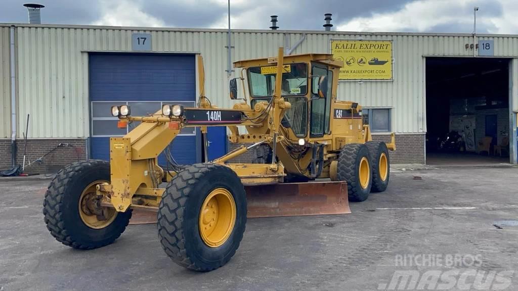 CAT 140H Motor Grader with Ripper Airco Good Condition Grejdery