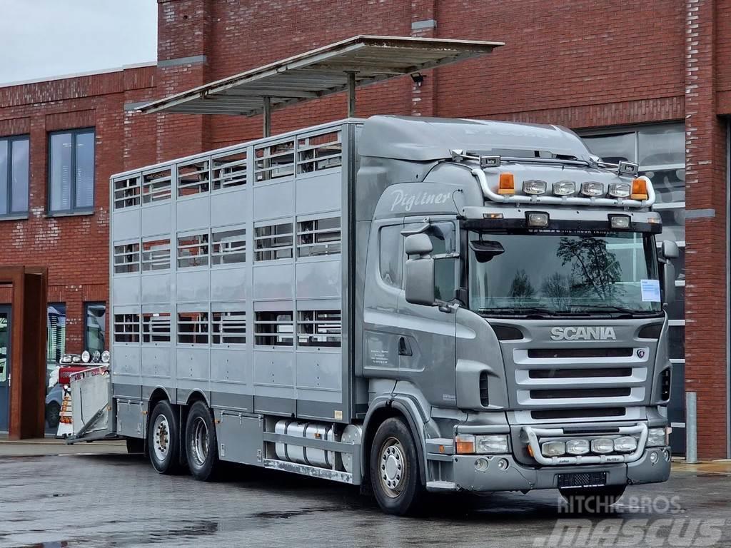 Scania R380 Highline 6x2*4 - Berdex 3 deck livestock - Lo Nákladné automobily na prepravu zvierat