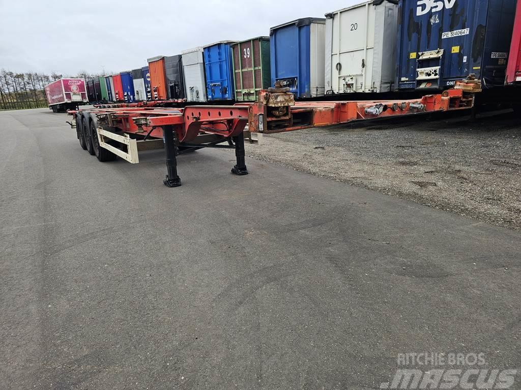 Krone SD 27 | 3 axle container chassis | 4740 kg | Saf D Kontajnerové návesy