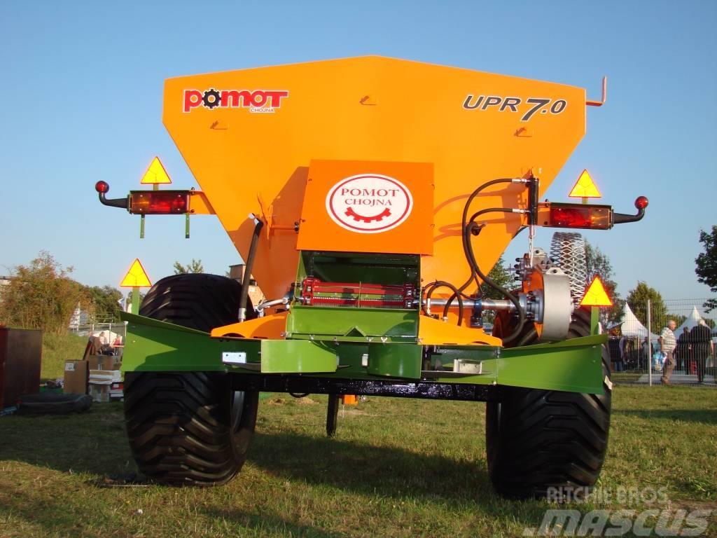 Pomot UPR 7 T fertilizer and lime spreader Rozmetadlá priemyselných hnojív