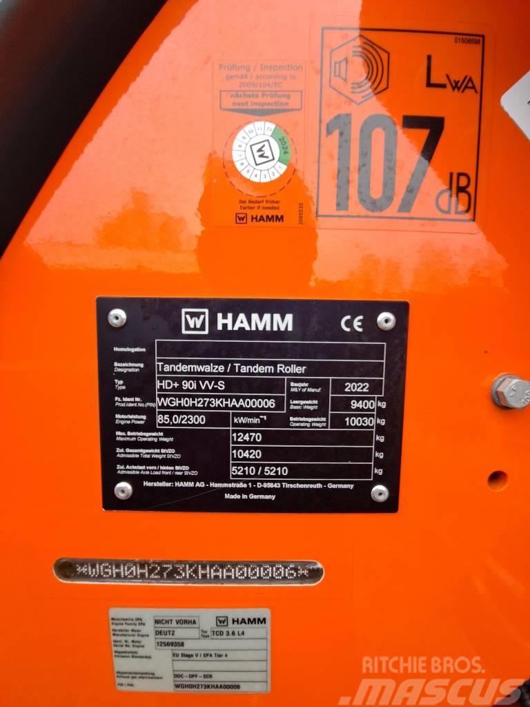 Hamm HD+ 90i VV-S Tandemové valce