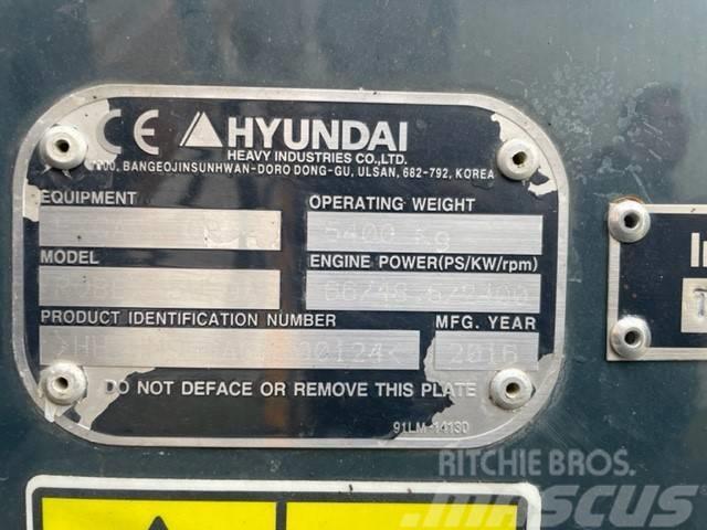 Hyundai 55W-9R Kolesové rýpadlá