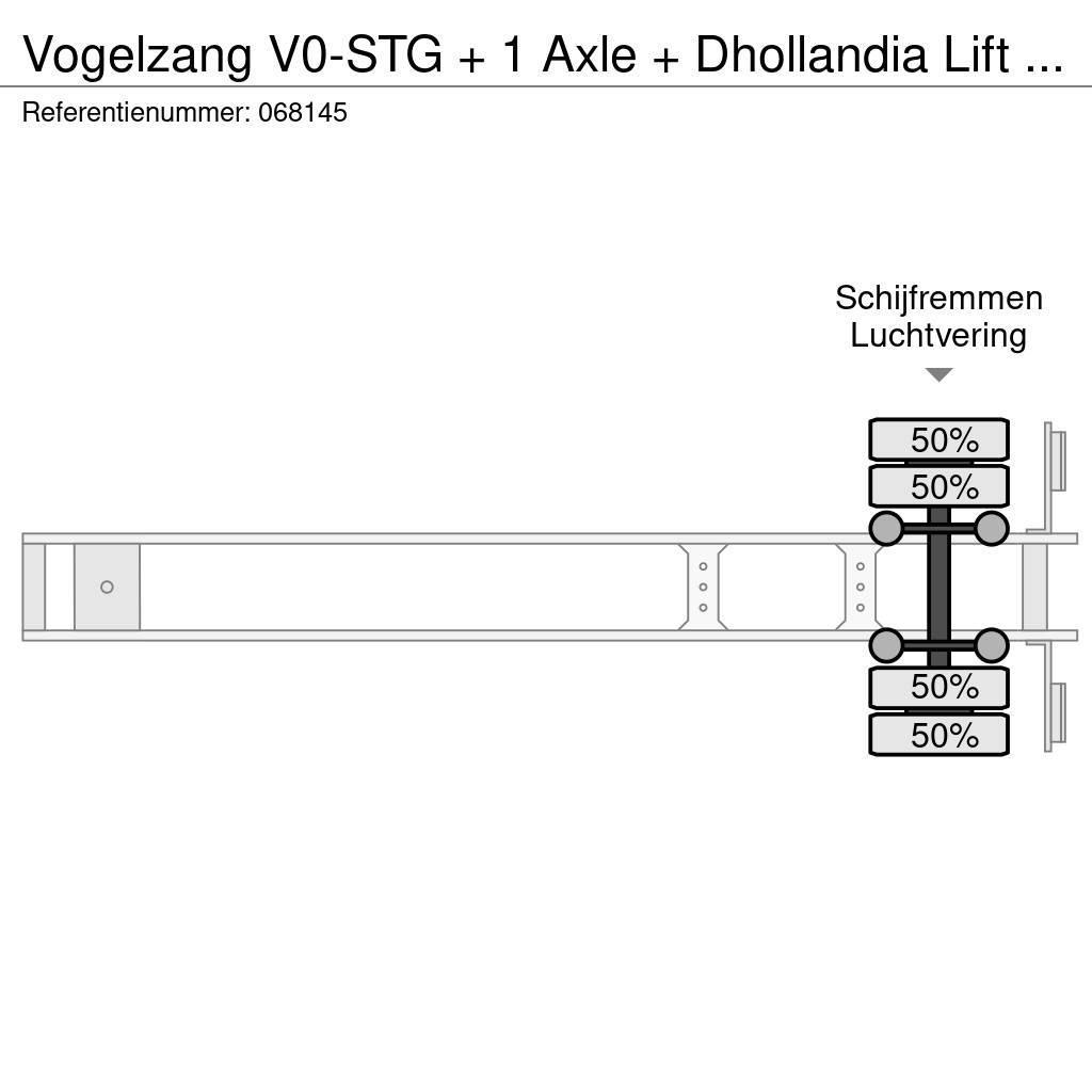 Vogelzang V0-STG + 1 Axle + Dhollandia Lift + Carrier Vector Chladiarenské návesy