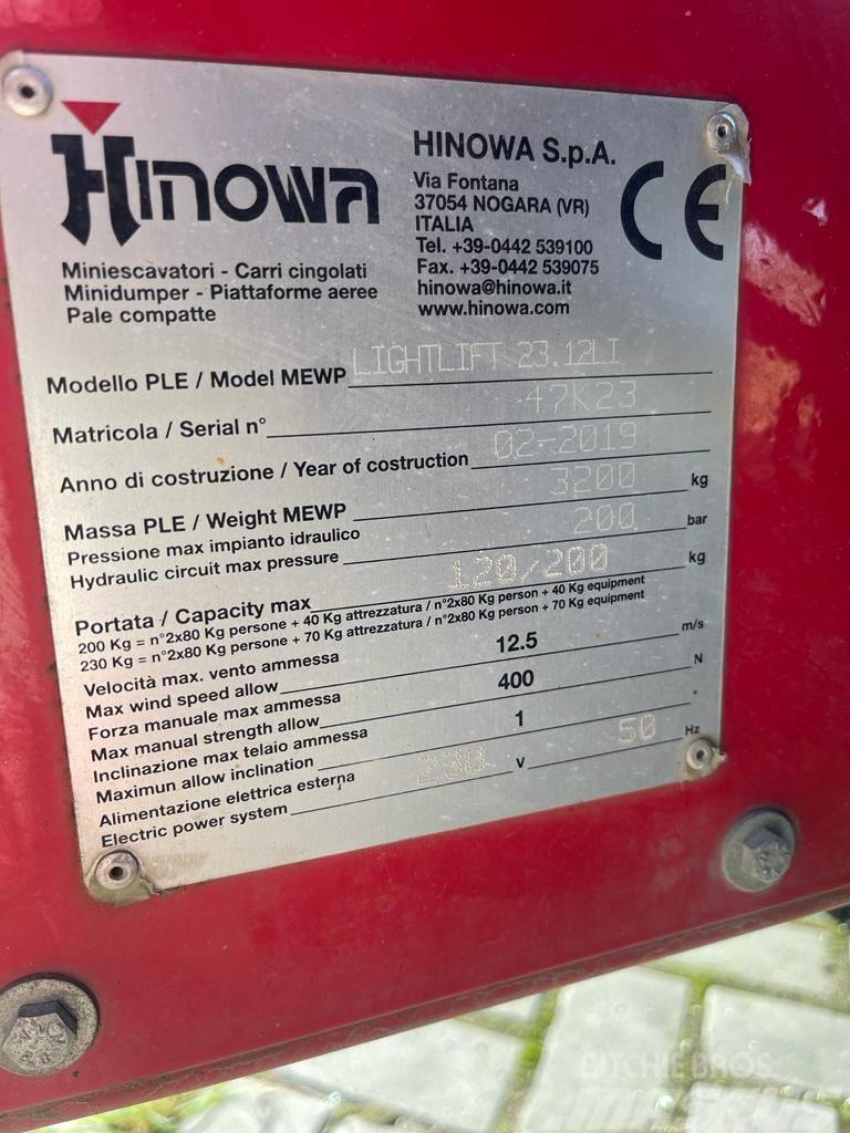 Hinowa Lightlift 23.12 Kĺbové plošiny