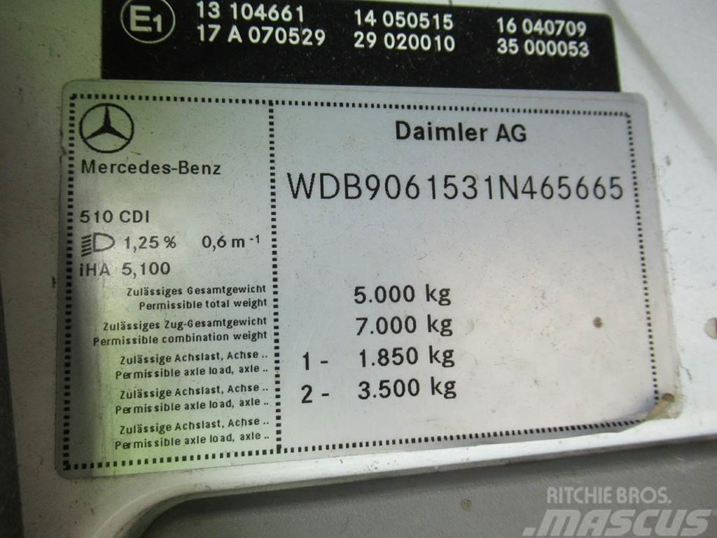 Mercedes-Benz Sprinter 510CDI Kipper + Zij-belading Side-loader Smetiarske vozidlá