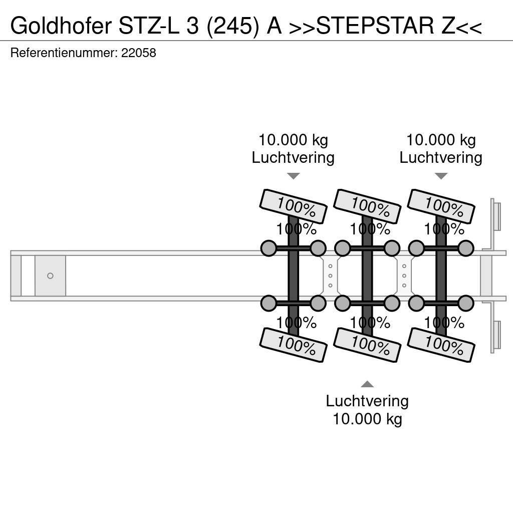 Goldhofer STZ-L 3 (245) A >>STEPSTAR Z<< Podvalníkové návesy