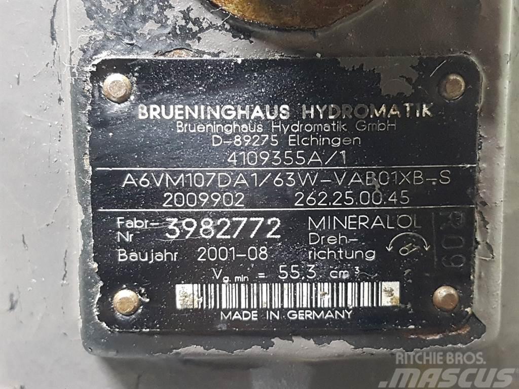 Ahlmann AZ14-Brueninghaus A6VM107DA1/63W-Drive motor Hydraulika