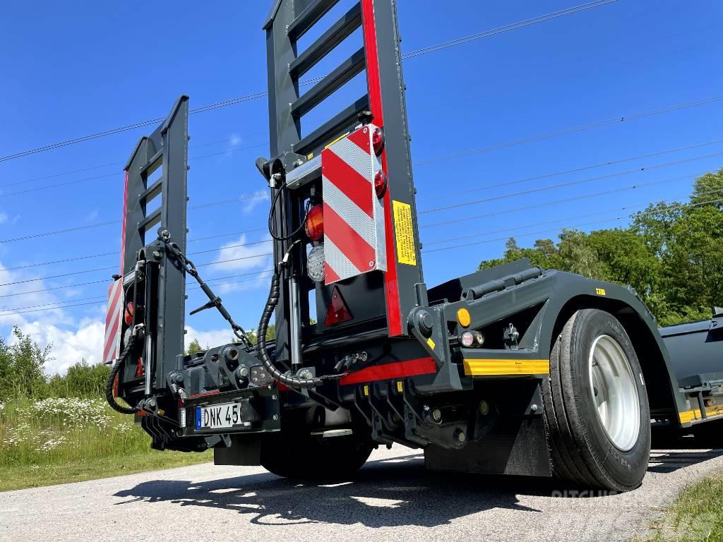 NC 3-axlad Skogsjumbotrailer Nízko rámové nákladné automobily