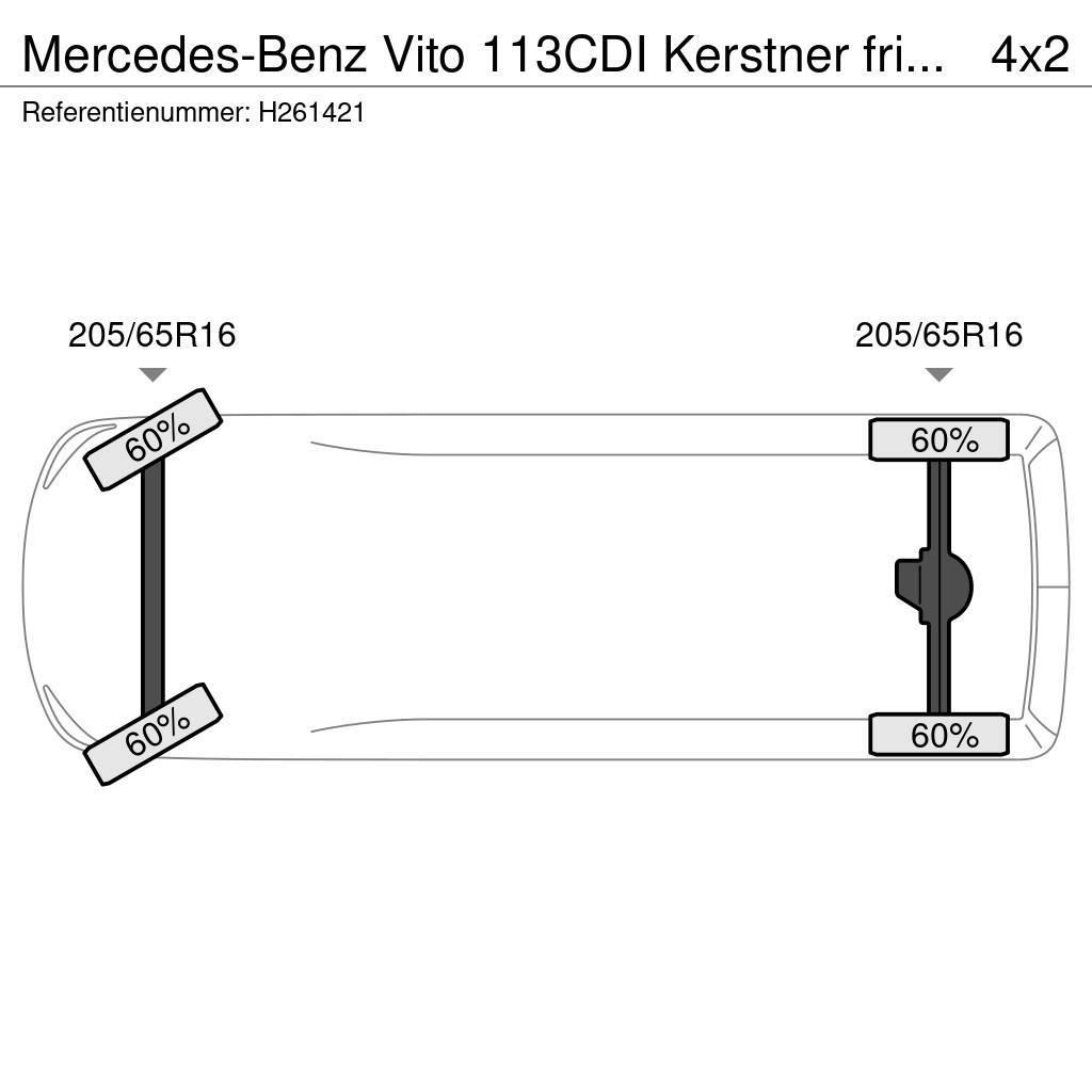 Mercedes-Benz Vito 113CDI Kerstner frigo diesel/Electric - A/C - Chladiarenské