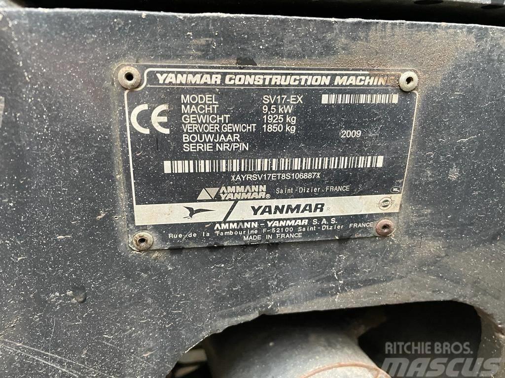 Yanmar SV 17 EX Mini rýpadlá < 7t