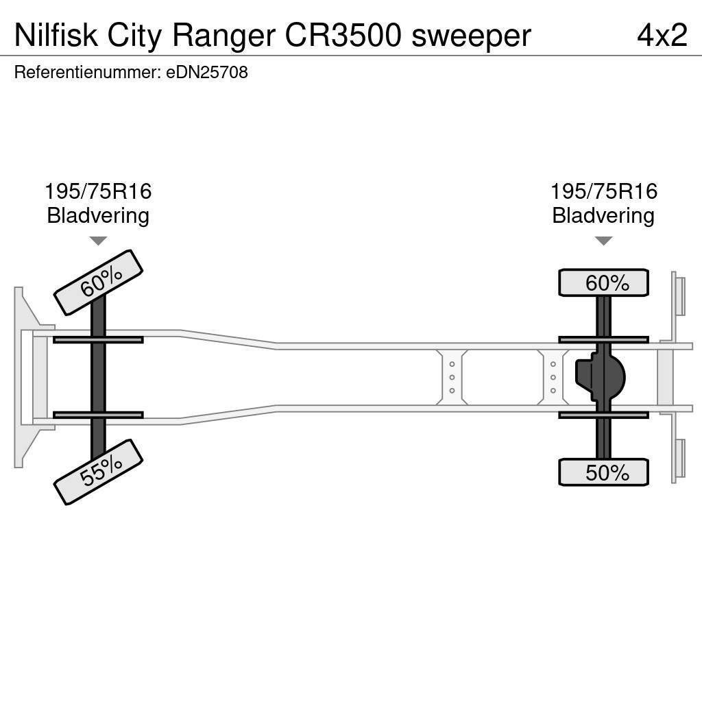 Nilfisk City Ranger CR3500 sweeper Kombinované/Čerpacie cisterny