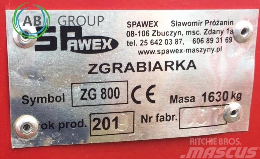 Spawex KREISELSCHWADER TAJFUN ZG-800 / ROTORY RAKE Obracače a zhrabovače sena