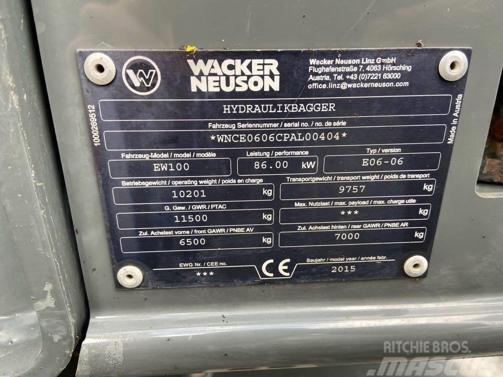Wacker Neuson EW100 Kolesové rýpadlá