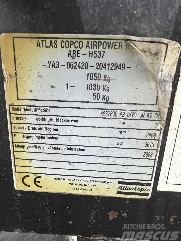 Atlas Copco XAS 76 DD AB*Luftkompressor* Kompresory