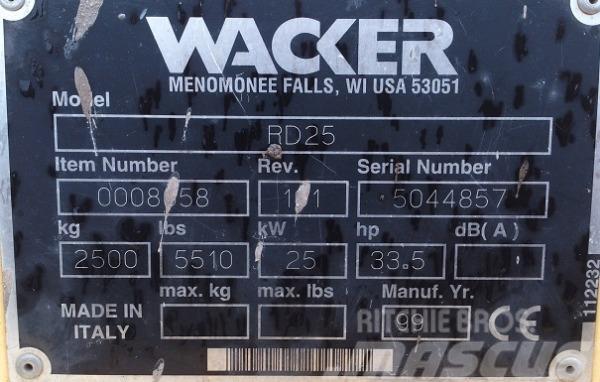 Wacker RD 25 Tandemové valce