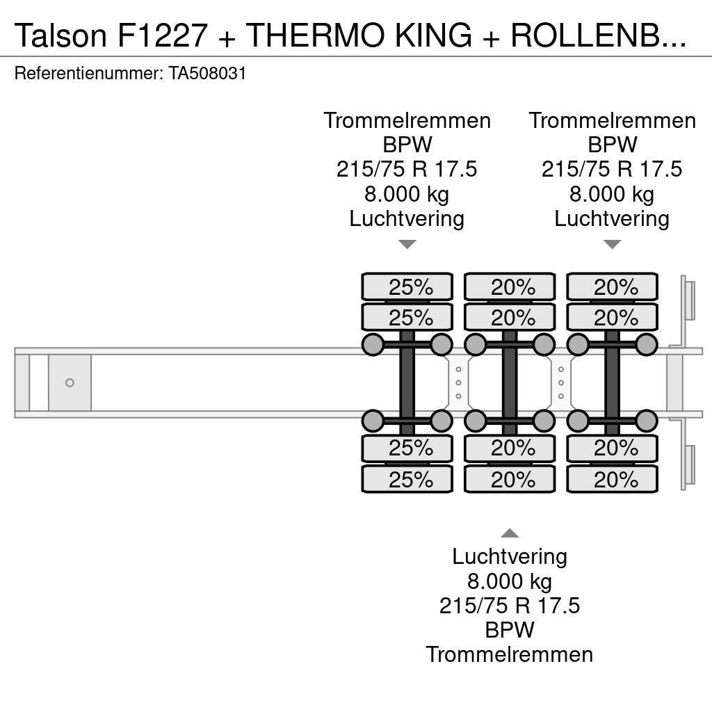 Talson F1227 + THERMO KING + ROLLENBANEN - MEGA Chladiarenské návesy