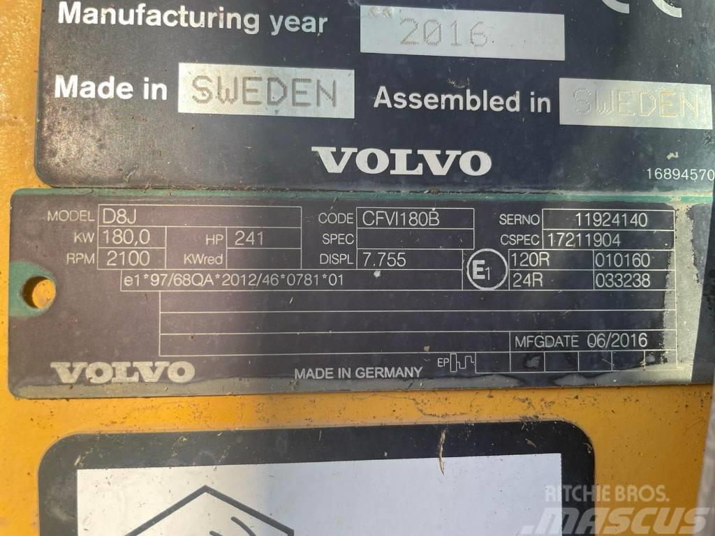 Volvo D8J Kolesové nakladače
