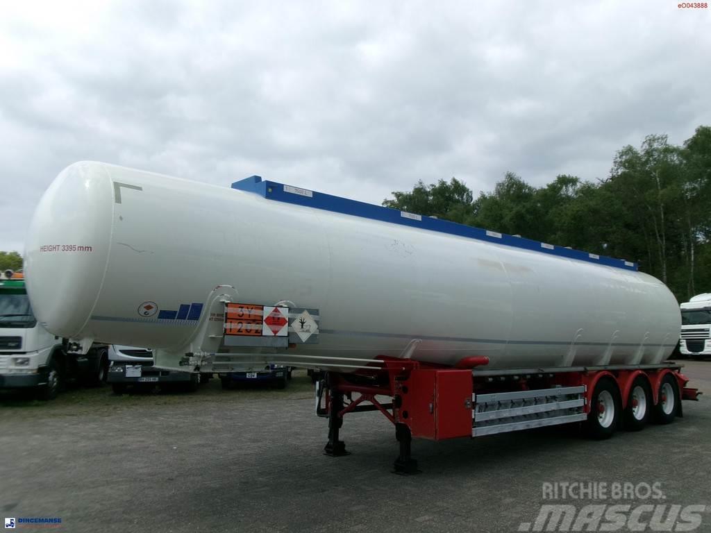 Feldbinder Fuel tank alu 44.6 m3 + pump Cisternové návesy