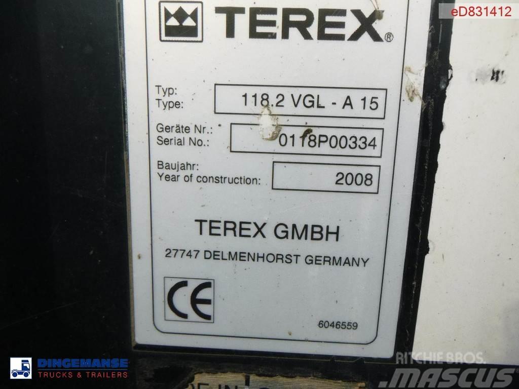 DAF CF 85.360 8X4 RHD tipper + Terex 118.2 VGL-A15 Sklápače