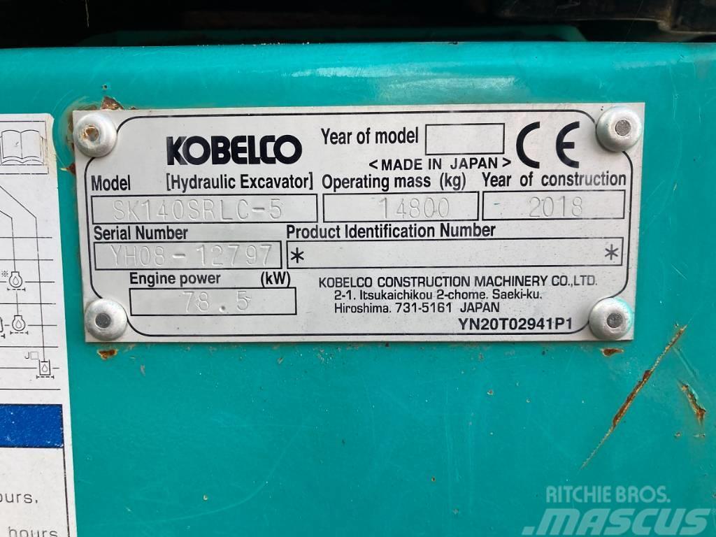 Kobelco SK140SRLC-7 Pásové rýpadlá