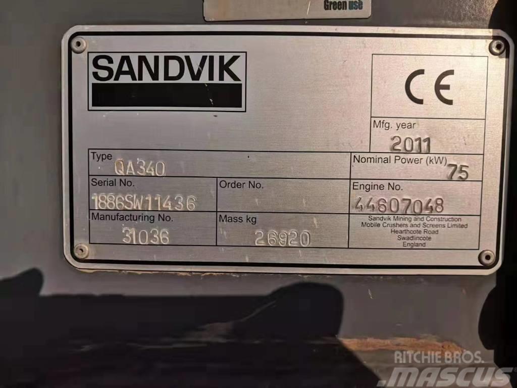 Sandvik QA 340 Triedičky