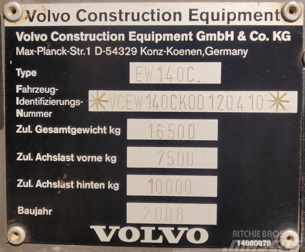 Volvo EW 140 C Kolesové rýpadlá