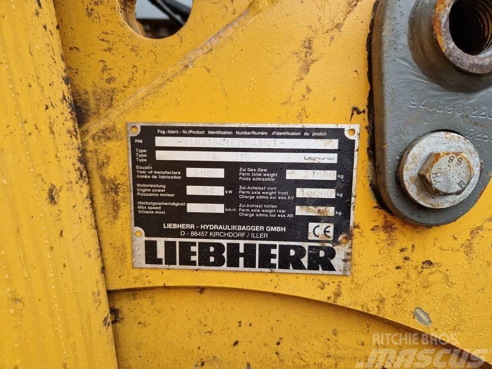 Liebherr A 316 Litronic Stroje pre manipuláciu s odpadom
