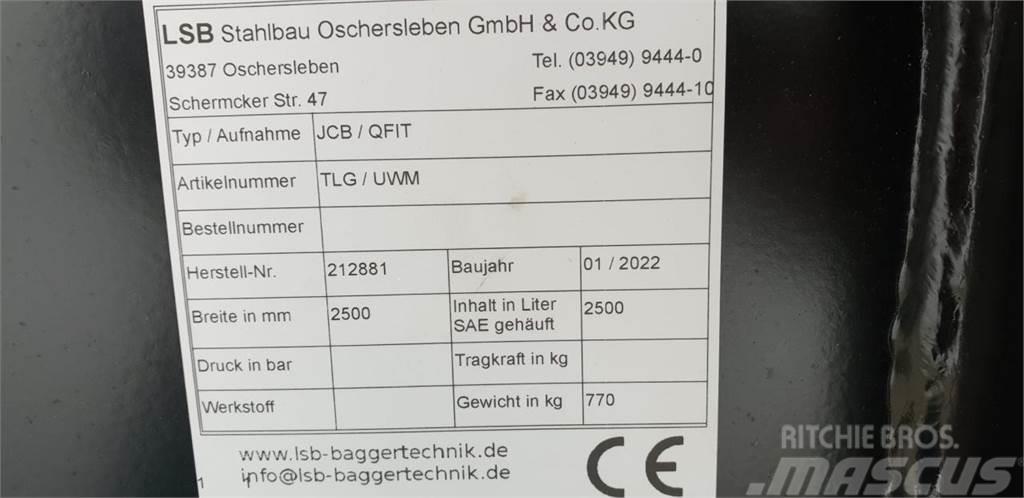  LSB Leichtgutschaufel mit JCB Q-Fit Aufnahme Príslušenstvo pre čelné nakladače