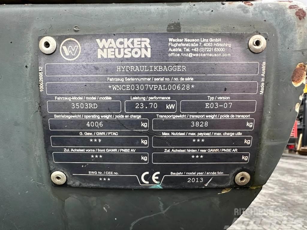 Wacker Neuson 3503 RD Mini rýpadlá < 7t