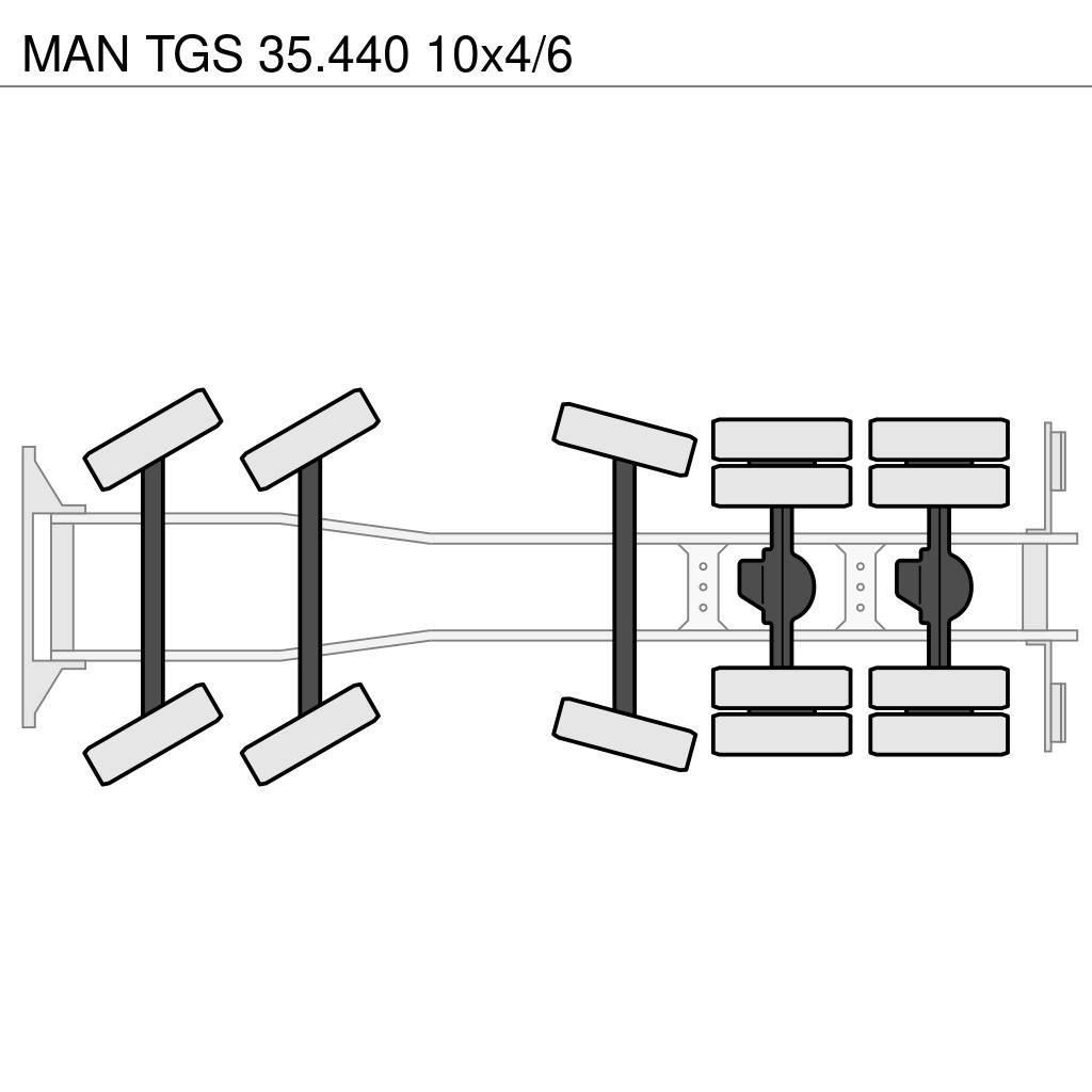 MAN TGS 35.440 10x4/6 Sklápače