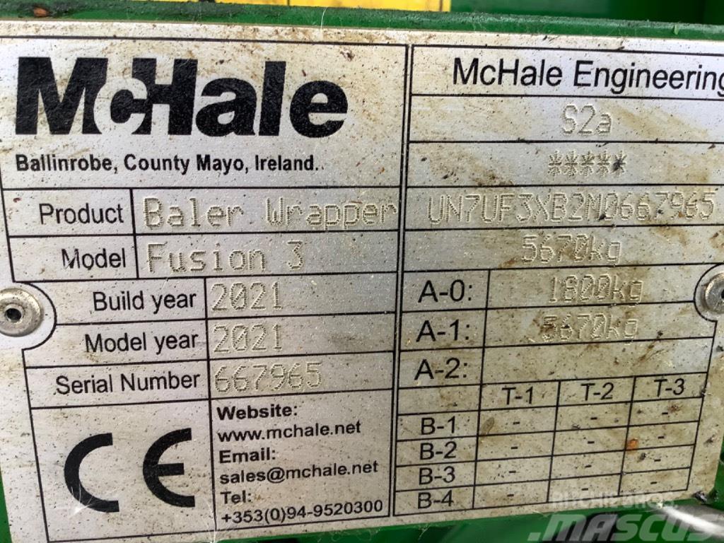 McHale Fusion 3 Lisy na okrúhle balíky