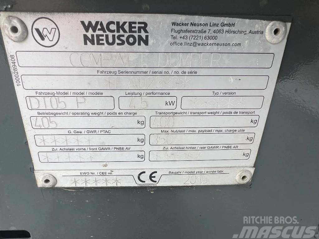 Wacker Neuson DT05P Stavebné sklápače