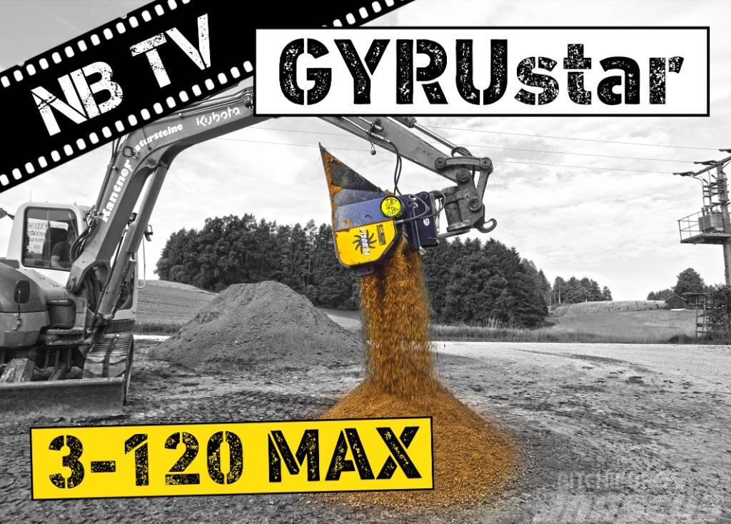 Gyru-Star 3-120MAX | Sieblöffel für Bagger & Lader Preosievacie lopaty