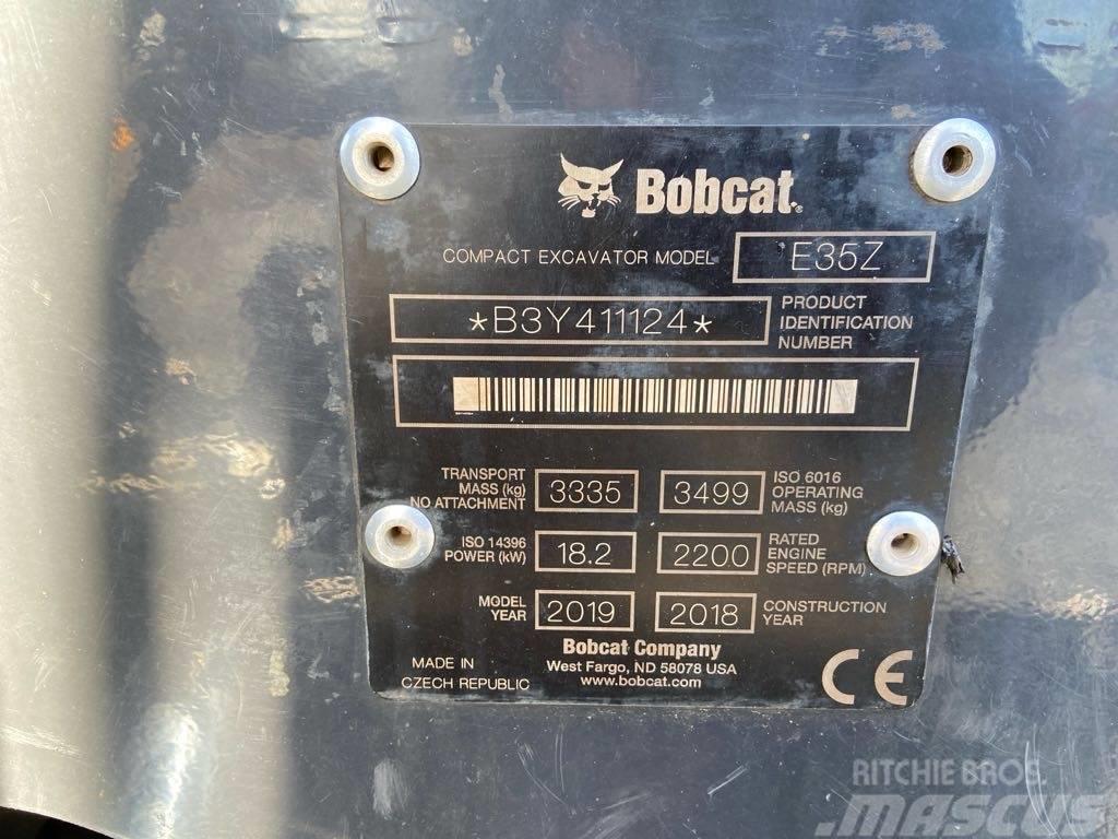 Bobcat E35Z Pásové rýpadlá