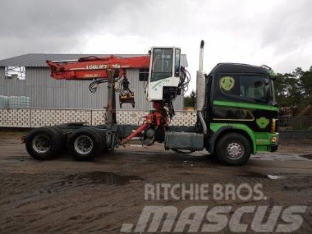 Scania R 144 GB Nákladné vozidlá na prepravu dreva
