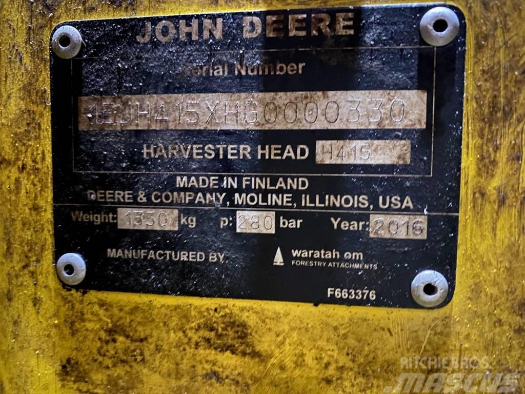 John Deere H 415 Žatevné hlavy