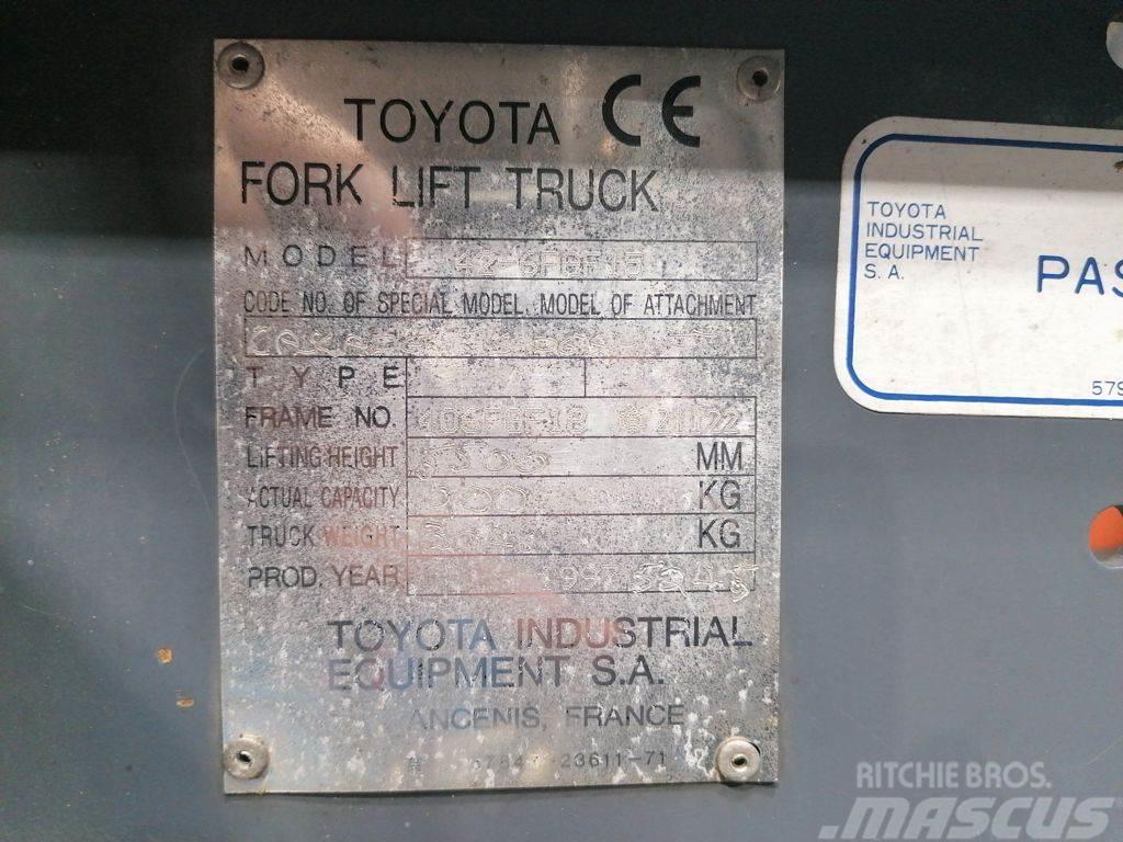Toyota 42-6FGF15 LPG vozíky