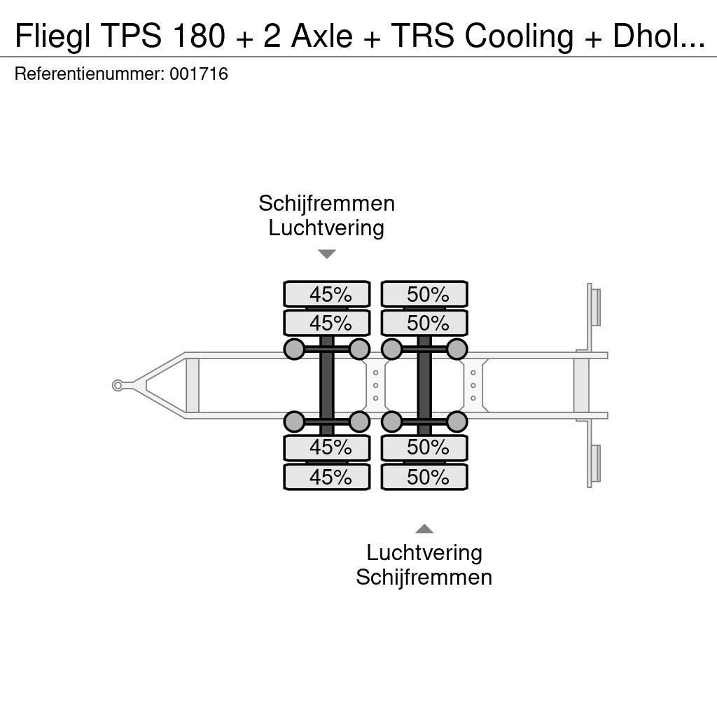Fliegl TPS 180 + 2 Axle + TRS Cooling + Dhollandia Lift Chladiarenské prívesy