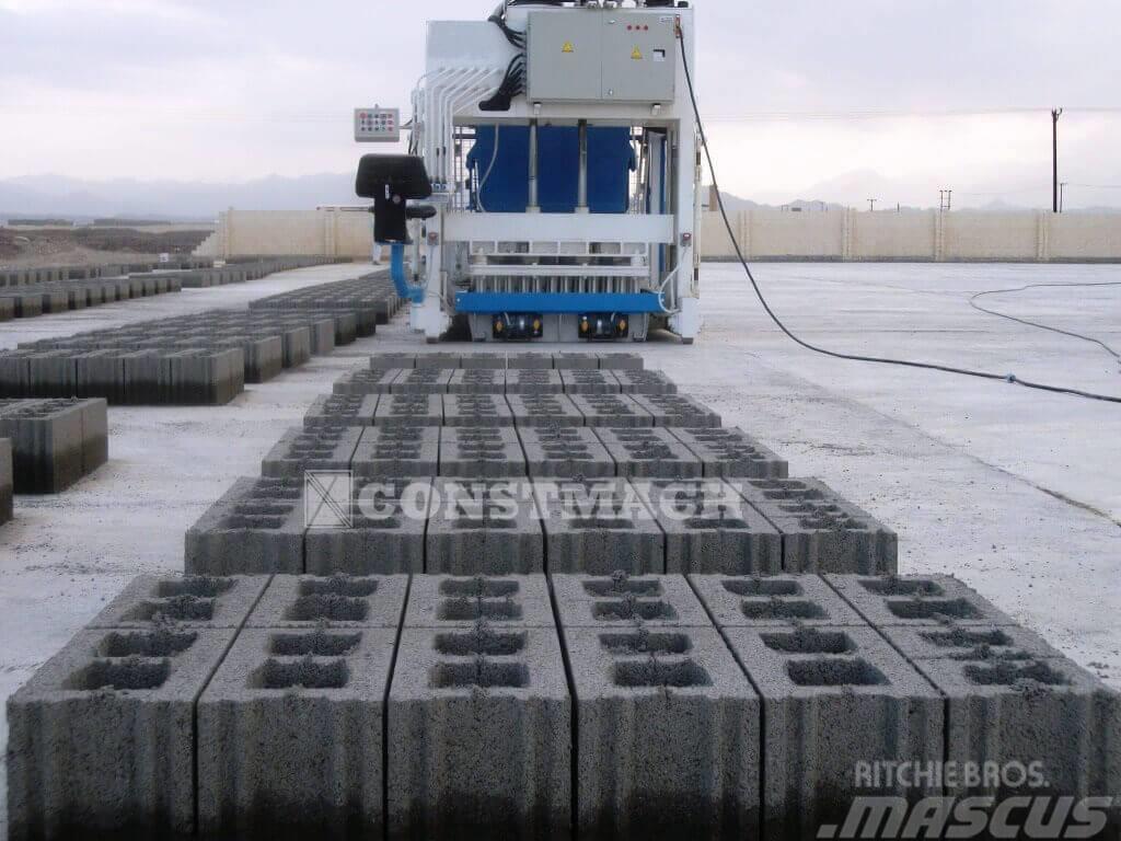 Constmach Portable Concrete Block Making Machine Stroje na výrobu betónových prefabrikátov