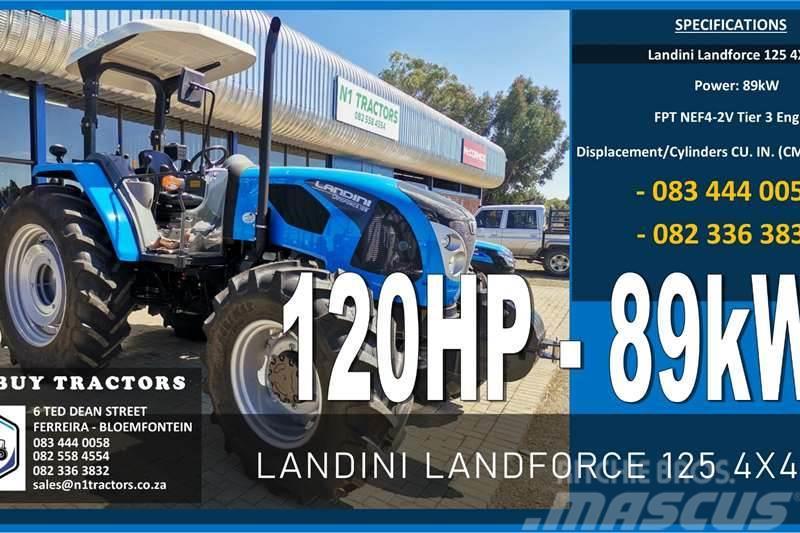 Landini Landforce 125 4WD Traktory
