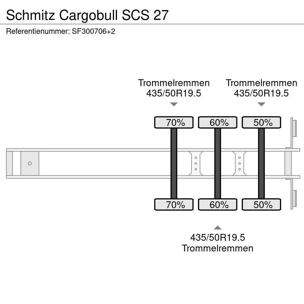 Schmitz Cargobull SCS 27 Plachtové návesy